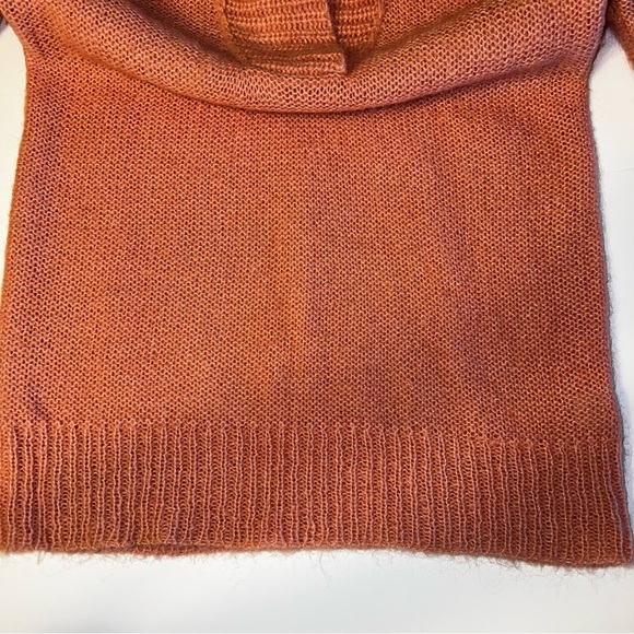 J. Crew Pink Dolce Mohair Wool Blend Shawl Collar Pullover Sweater Sz S - Picture 6 of 10